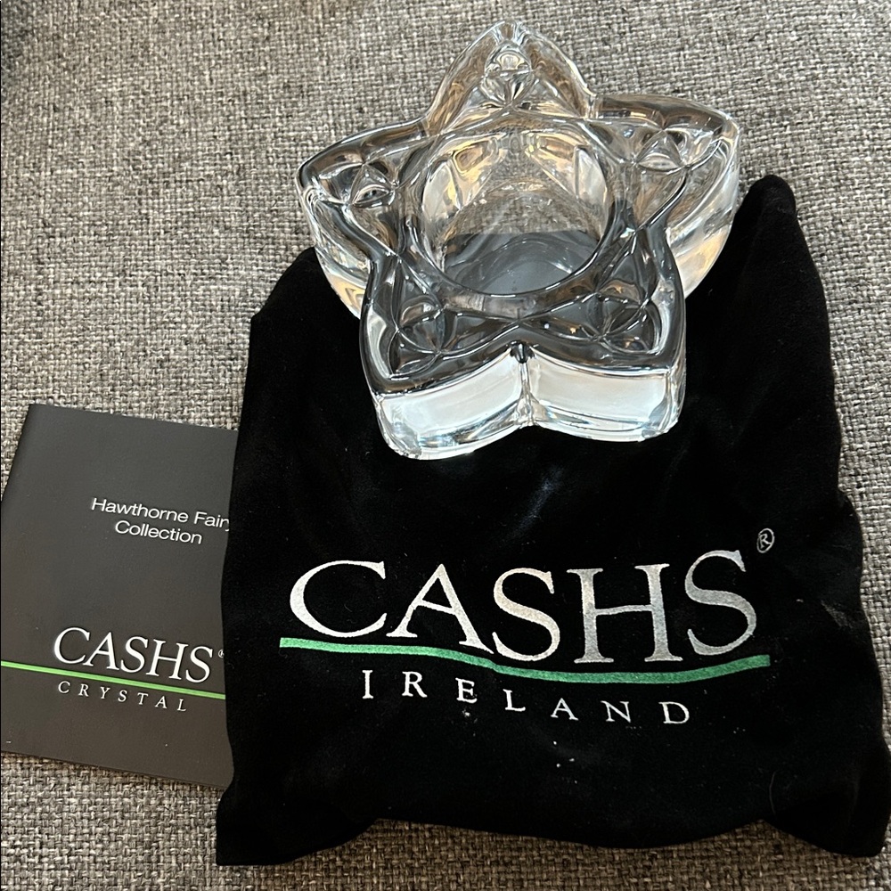 Cash’s crystal star votive candle holder